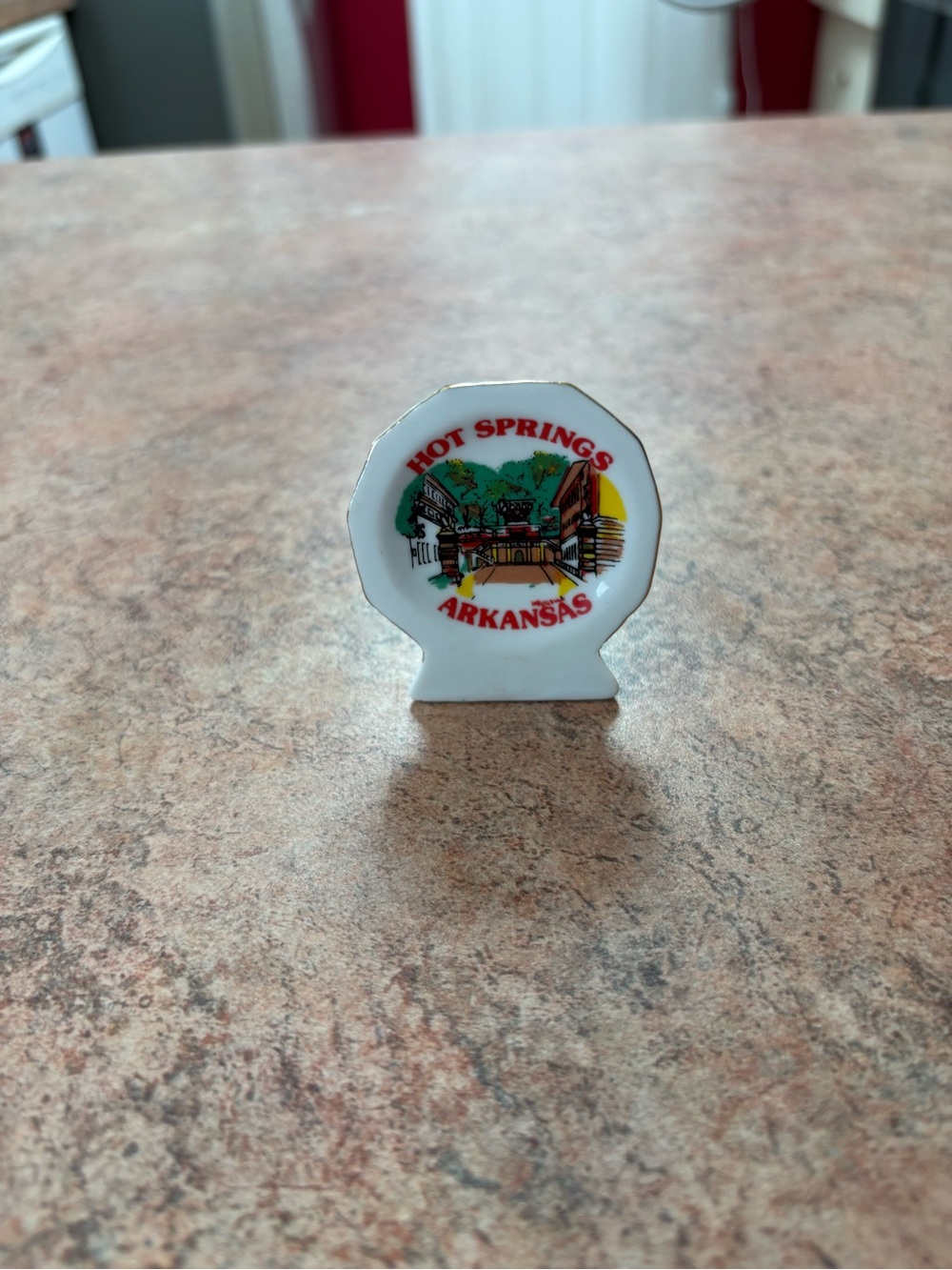 Arkansas Hot Springs souvenir toothpick - match holder - lipco
